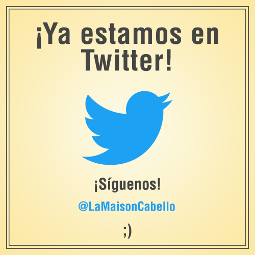 Twitter-blog Novedades en La Maison del Cabello