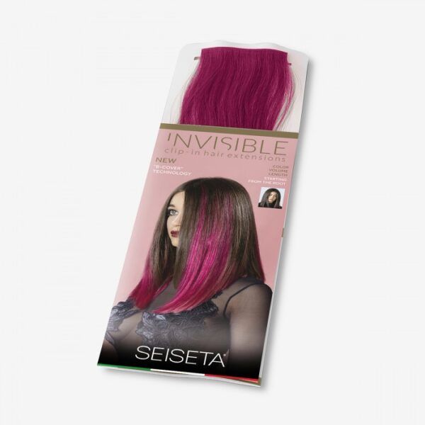 Extensiones naturales con clips INVISIBLE CLIP IN | SEISETA | FUCHSIA