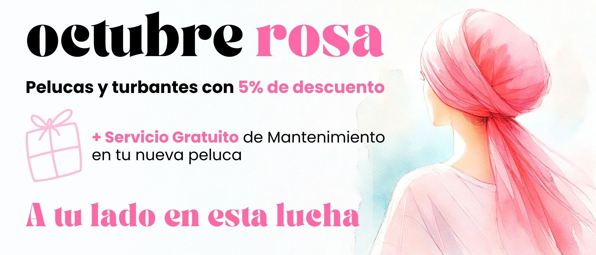 pelucas oncológicas. octubre mes de la lucha contra el cancer de mama